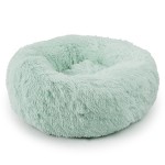 Pet Bed Factory - Soft Plush Warm Round Pet Beds Plush Fluffy Donut Pet Sofa Cat Dog Beds
