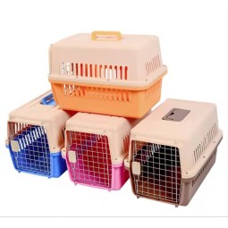 Pet Carrier Supplier - Wholesale Pet Carrier Cage Travel Dog Transport Box Portable Breathable Outdoor