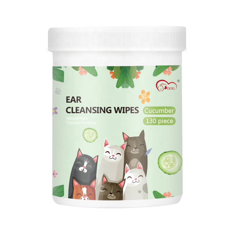 Pet Wipes Manufacturer - Factory Price 100-130 Pcs Wet Grooming Wipes for Dogs Cats Ear Eye Care