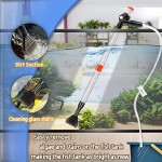 Aquarium Cleaner Factory - Fish Tank Aquarium Gravel Cleaner Kit Long Nozzle Water Changer Aquariums