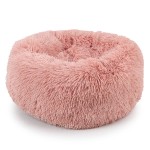 Pet Bed Factory - Factory Price High Quality Faux Fur Donut Bed Round Pet Bed Washable Dog Cat