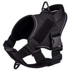 Dog Harness Supplier - Custom Dog Harness Durable PU Polyester Nylon Reflective Air Layer Solid Pattern