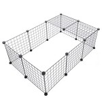 Pet Playpen Factory - DIY Foldable Iron Pet Playpen Dog Cat Playing Kennel Pet Fence Small Animals
