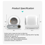 Cat Litter Box Manufacturer - EU Warehouse Automatic Cat Toilet Self-cleaning Intelligent App Remote Control