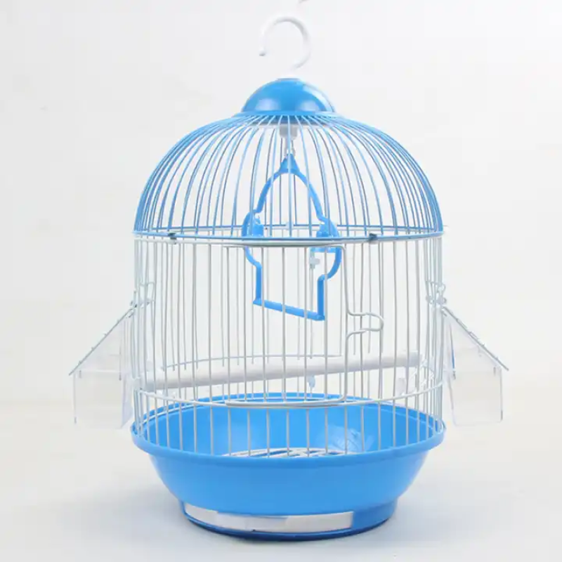 Bird Cage Supplier - OEM Round Hanging Metal Parrot Cage