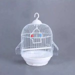 Bird Cage Supplier - OEM Round Hanging Metal Parrot Cage