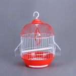 Bird Cage Supplier - OEM Round Hanging Metal Parrot Cage