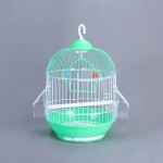 Bird Cage Supplier - OEM Round Hanging Metal Parrot Cage