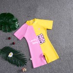 Swimsuit Manufacturer - Summer New Children's Swimsuit One-Piece Cartoon Girls Swimsuit Swim Cap Set