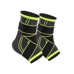 Ankle Brace Supplier - Fixed Strap Compression Ankle Brace Anti-Sprain Protector Basketball Sports