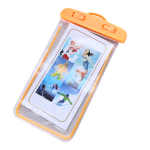 Waterproof Case Supplier - Outdoor Fluorescent PVC Mobile Phone Waterproof Case Swimming Diving Rafting