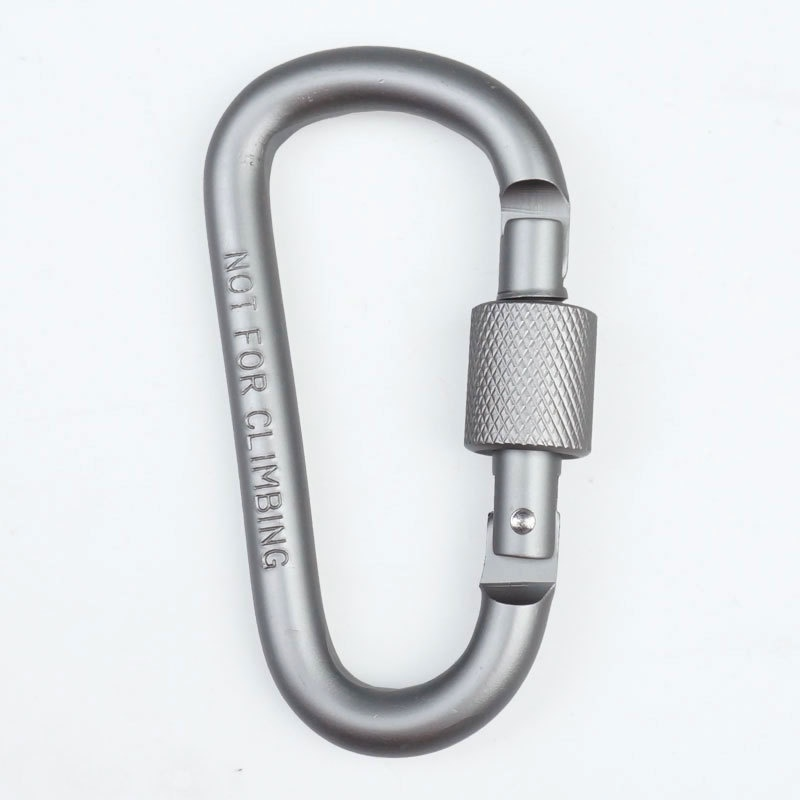 Carabiner Factory - Large D Ring Key Chain Quick Release Aluminum Alloy Carabiner Backpack Lock Hook
