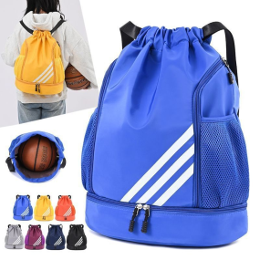 Sports Bag Supplier - Large Capacity Drawstring Bag for Sports Outdoor Training Gym Basketball Soccer