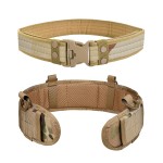 Tactical Belt Supplier - Comfortable Nylon PC Material Adjustable Tactical Belt Set Secure Buckle Outdoor