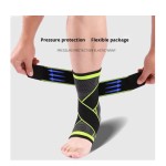 Ankle Brace Supplier - Fixed Strap Compression Ankle Brace Anti-Sprain Protector Basketball Sports