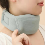 颈托供应商-四季薄款颈托软海绵材质防头前倾颈椎矫正器新款冰丝颈托保护器