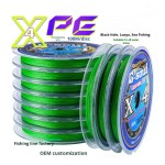 鱼线生产厂家-批发强韧马牌鱼线100米4编假饵防咬PE线10米1色主海钓线