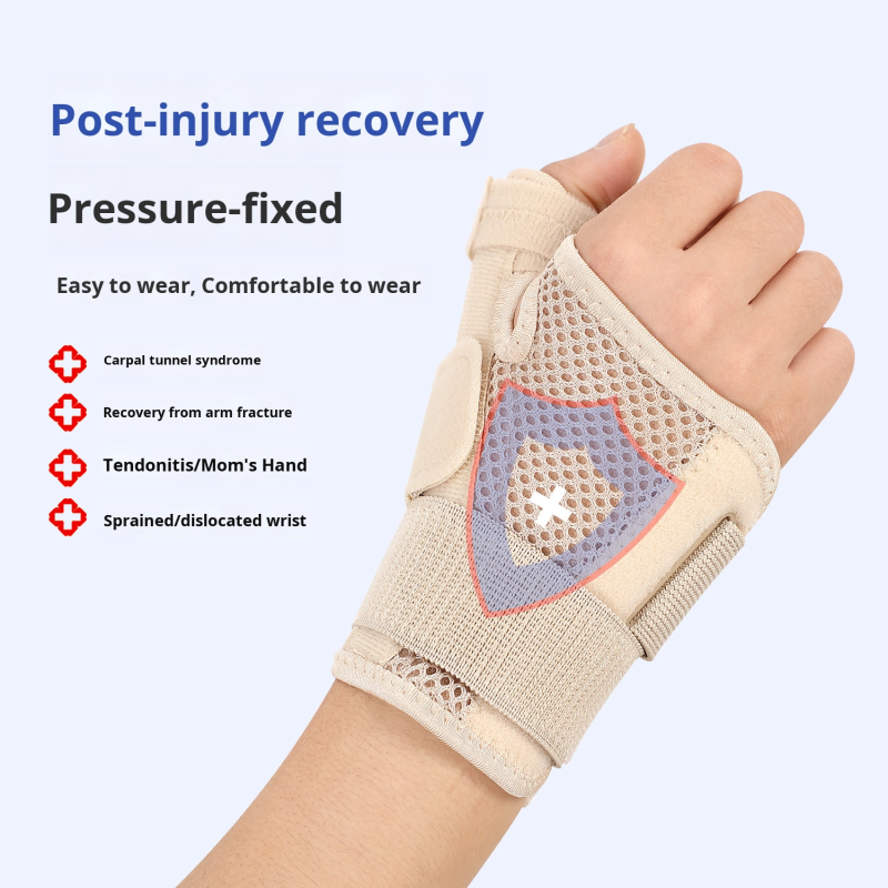 Wrist Guard Manufacturer - Neoprene Sports Wrist Guard Finger Protector Compression Thumb Brace Tendon