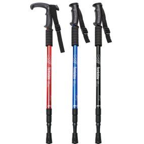Hiking Pole Supplier - Travel Walking Stick Light Aluminum Collapsible Adjustable Trekking Poles