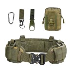 Tactical Belt Supplier - Comfortable Nylon PC Material Adjustable Tactical Belt Set Secure Buckle Outdoor