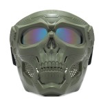 Protective Mask Factory - Tactical Halloween Goggles Masks Motorcycle Mask Windproof Full Face Skeleton