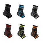 Ankle Brace Supplier - Fixed Strap Compression Ankle Brace Anti-Sprain Protector Basketball Sports