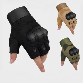 Training Gloves Manufacturer - Men's Tactical Half-Finger Gloves Breathable Non-Slip Wear-Resistant Hard Shell