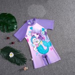 Swimsuit Manufacturer - Summer New Children's Swimsuit One-Piece Cartoon Girls Swimsuit Swim Cap Set