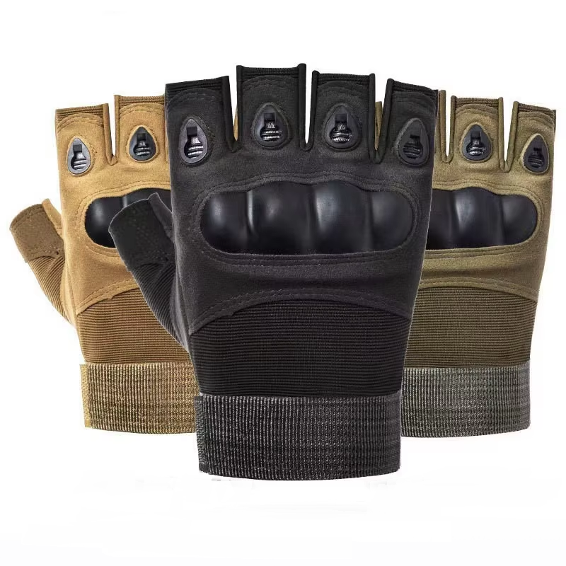 Fitness Gloves Manufacturer - Men's Half-Finger Tactical Gloves for Outdoor Sports Non-Slip Wear-Resistant