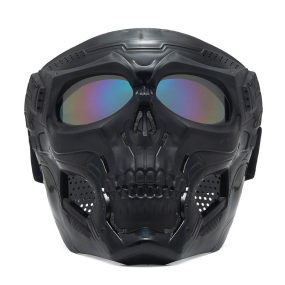Protective Mask Factory - Tactical Halloween Goggles Masks Motorcycle Mask Windproof Full Face Skeleton