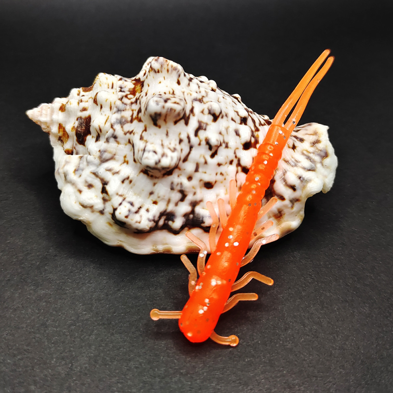 Fishing Lure Manufacturer - Black Mandarin Fish Wholesale Multi-legged Worm Soft Bait Micro Object