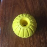 浮水玩具供应商-批发EVA狗球带绳浮水狗玩具宠物训练实心弹性球宠物咀嚼玩具