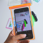 Waterproof Case Supplier - Outdoor Fluorescent PVC Mobile Phone Waterproof Case Swimming Diving Rafting