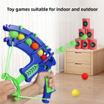 Target Toy Factory - Cross-Border Kids Family Indoor Outdoor Shooting Toy Bow Arrow Ejection Target