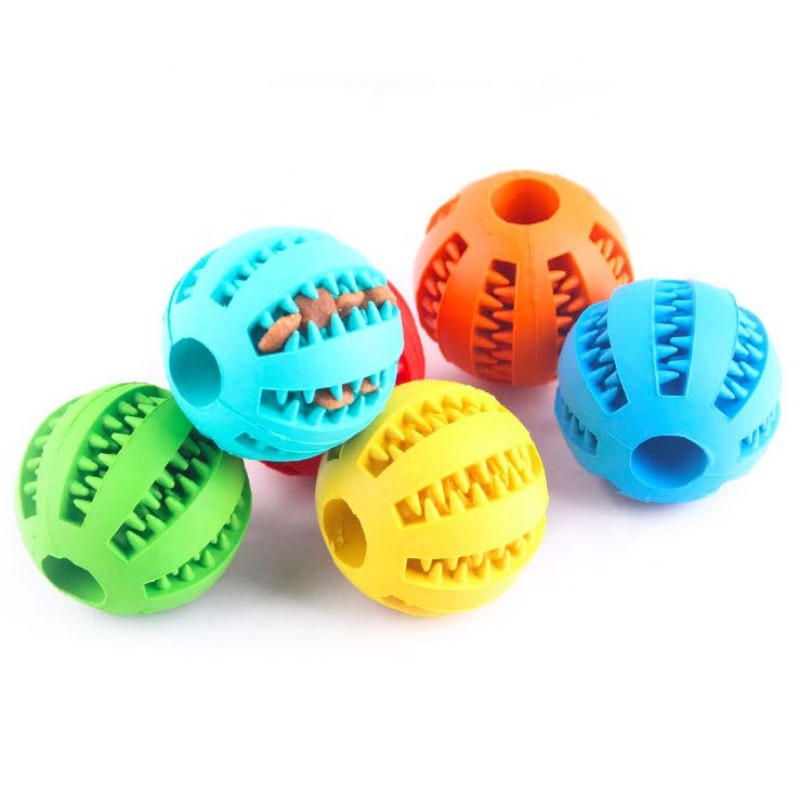 Chew Toy Manufacturer - Fashionable Durable Cartoon Rubber Pet Cleaning Balls Dog Chew Tooth Cleaning
