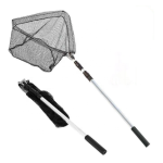 Fishing Net Factory - Fishing Landing Net with Telescoping Pole Handle Freshwater for Kids Men Women