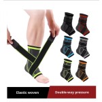 Ankle Brace Supplier - Fixed Strap Compression Ankle Brace Anti-Sprain Protector Basketball Sports