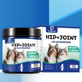 Dog Supplement Supplier - OEM ODM Glucosamine Supplements Hip Joint Pain Relief Skin Allergy