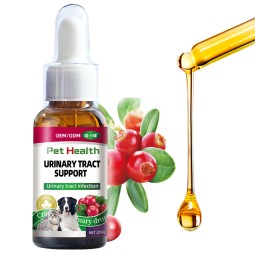 Pet Supplement Factory - Custom Flavored Cranberry Nutritional UTI Relief for Cats Dogs Fish