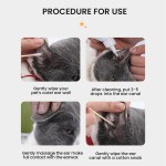 Pet Ear Cleaner Supplier - Factory Supply Removes Dirt Ear Wash Drop Cleaner for Dogs Cats