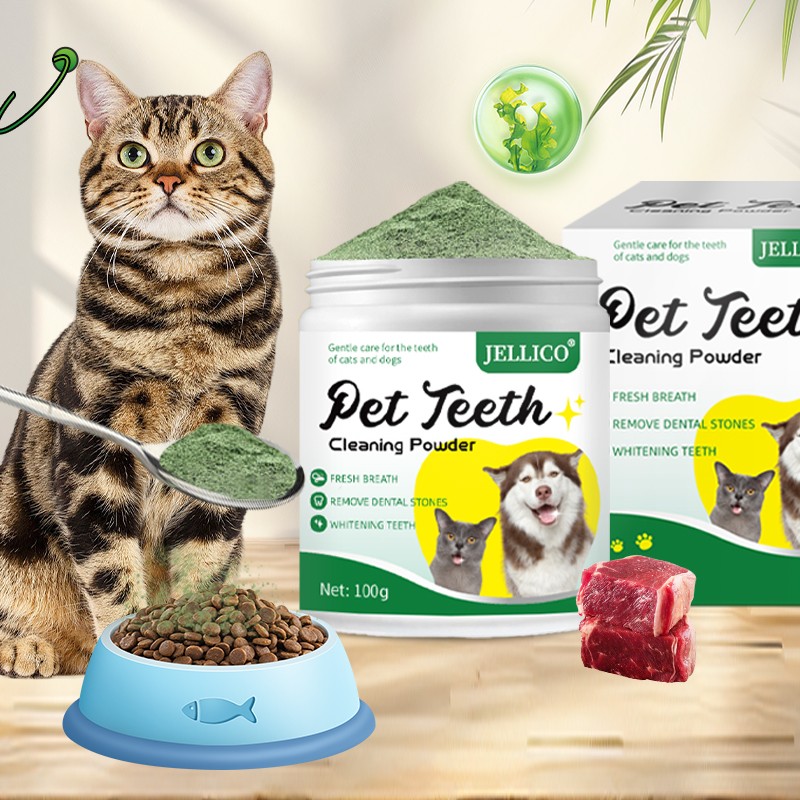 Pet Dental Powder Supplier - Fresh Plaque Off Powder Alginate Cleaning Greens Fresher Dogs Wholesale