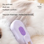Pet Grooming Brush Supplier - Electric Spray Combs Cats Dogs De-Fur Shampoo Brushes Bathing Cleaning