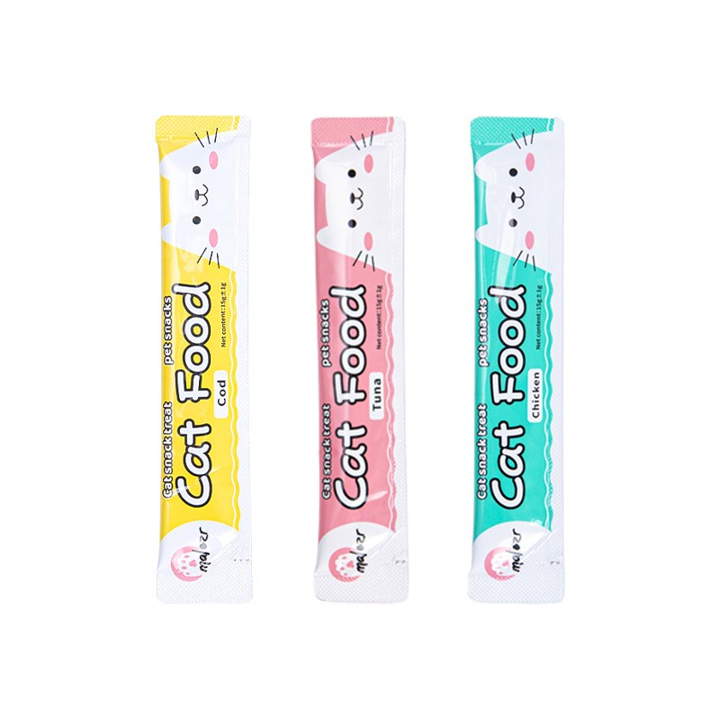 Cat Treats Supplier - Organic Premium Quality Wet Cat Treats High Protein Chicken Salmon Cod