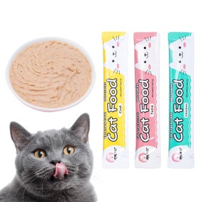Cat Treats Manufacturer - Organic Premium Wet Cat Treats High Protein Snack Chicken Salmon Cod Tuna