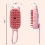 Pet Grooming Brush Manufacturer - One-Button Electric Pet Comb Anti-Flying Hair Bath Massage Brush
