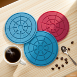 Silicone Coaster Supplier - JYTSILICA Anti-Slip Anti-Scald Sword Pattern High Temp Resistant Tea Placemat
