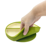 Baby Plate Manufacturer - Silicone Baby Plates Divided Food Bowls Training Spoons Infant Toddler Products