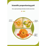 Baby Bowl Set Manufacturer - Silicone Suction Cup Divided Food Bowl Set Baby Learning Eat Training