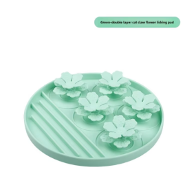 Pet Feeding Mat Manufacturer - Fun Eco-Friendly Silicone Pet Feeding Mat Solid Pattern Bathing Dog Lick