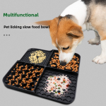 Pet Lick Mat Manufacturer - New Eco-Friendly Multi-Functional Portable Silicone Pet Pad Slow Lick Bowl